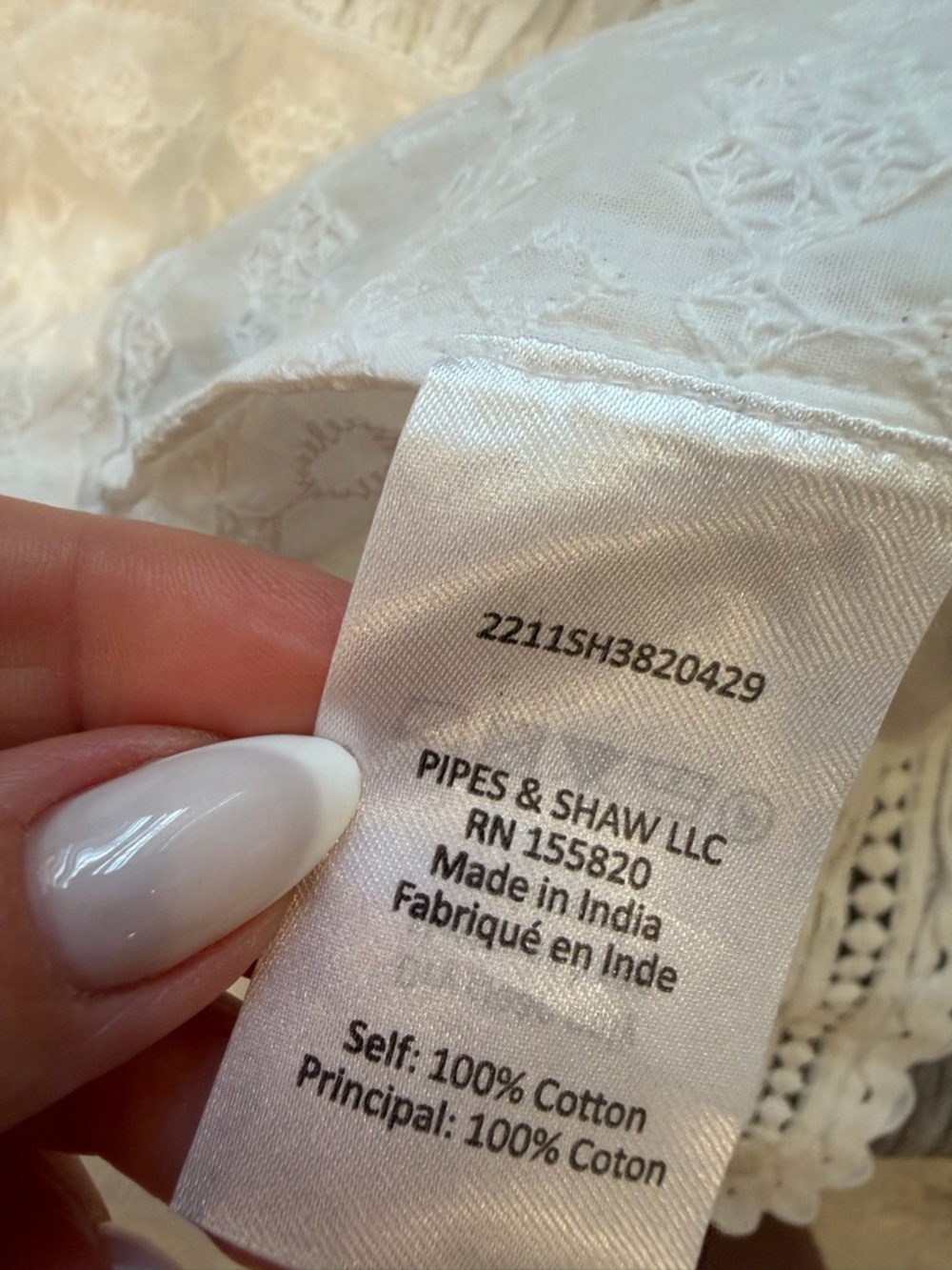 Veronica Beard DAEJA White Eyelet V-Neck Mini Dress⭐️ - Picture 3 of 16